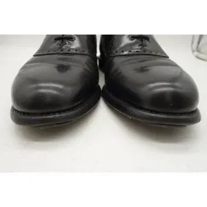 Foot Joy FJ Classics Black Lace Up Saddle Oxfords Shoes Men\'s 8 E FootJoy | Shoes | Foot Joy Fj Classics Black Leather Lace Up  main image 4